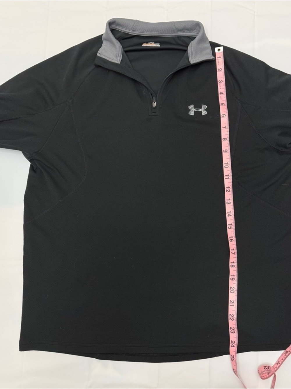 Under Armour 1/4 Zip Pullover Black All Season Gear Men’s Large - Picture 3 of 9